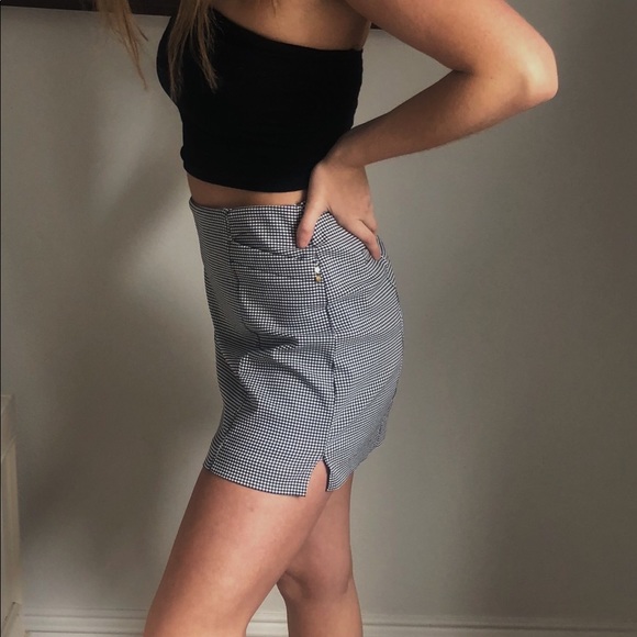 Gingham mini skort - Picture 2 of 3